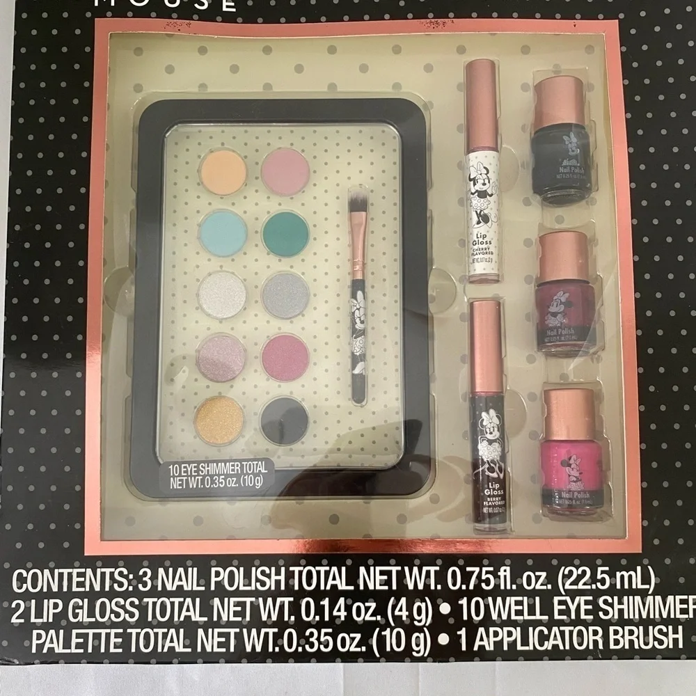 Disney Minnie Mouse Eye, Lip & Nail Gift Set (FH)